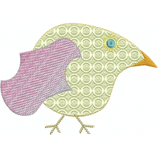 A bird buddy embroidery design