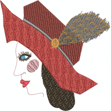 An embroidery design of Esmiralda